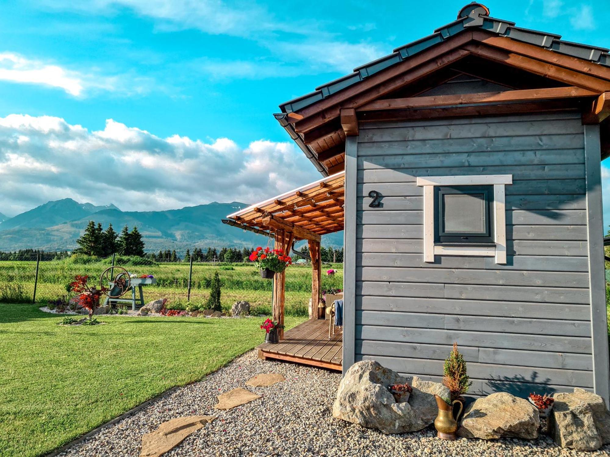 Liptovalley- mobilné domy s wellnessom Liptovská Kokava Habitación foto